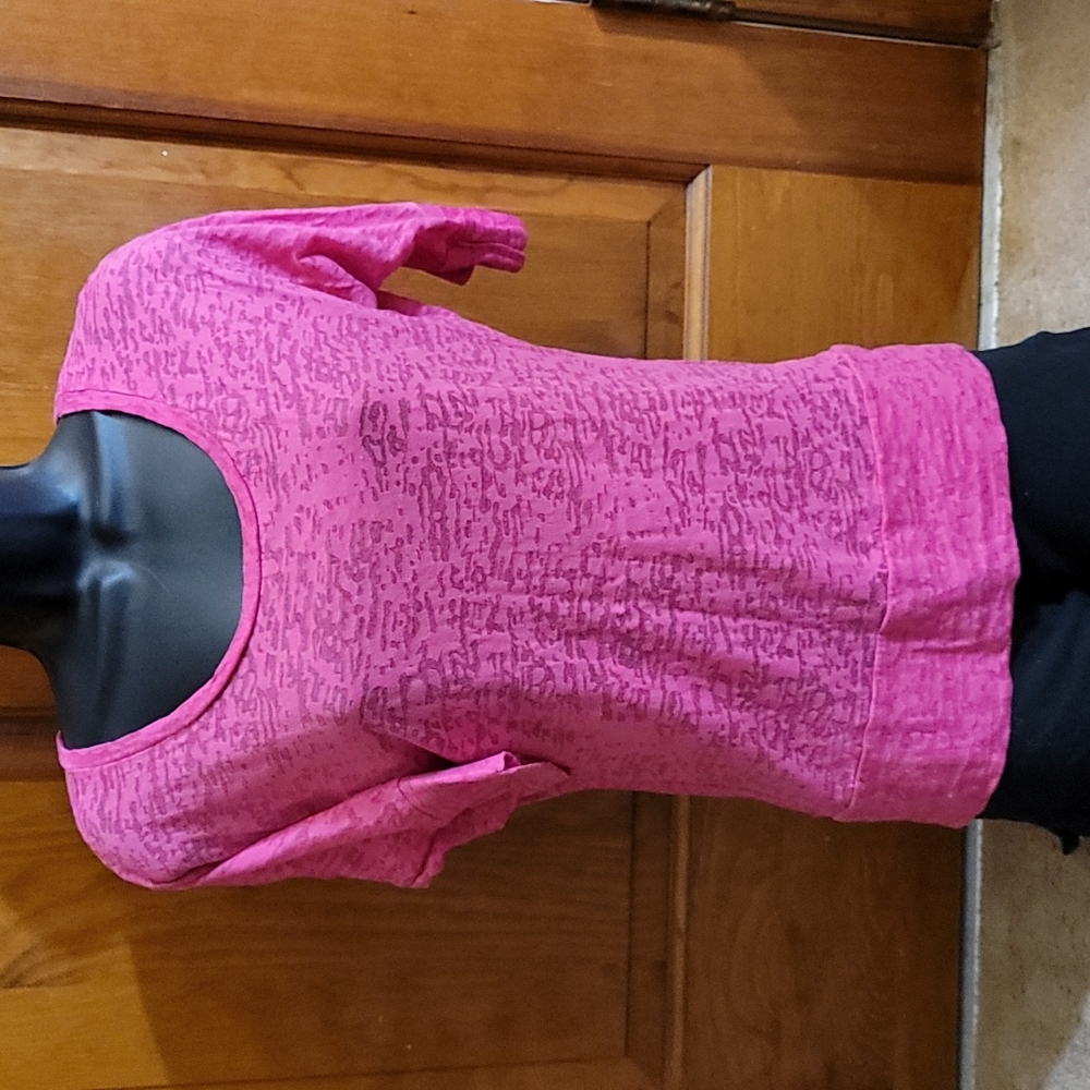 Hot Pink Sheer Blouse